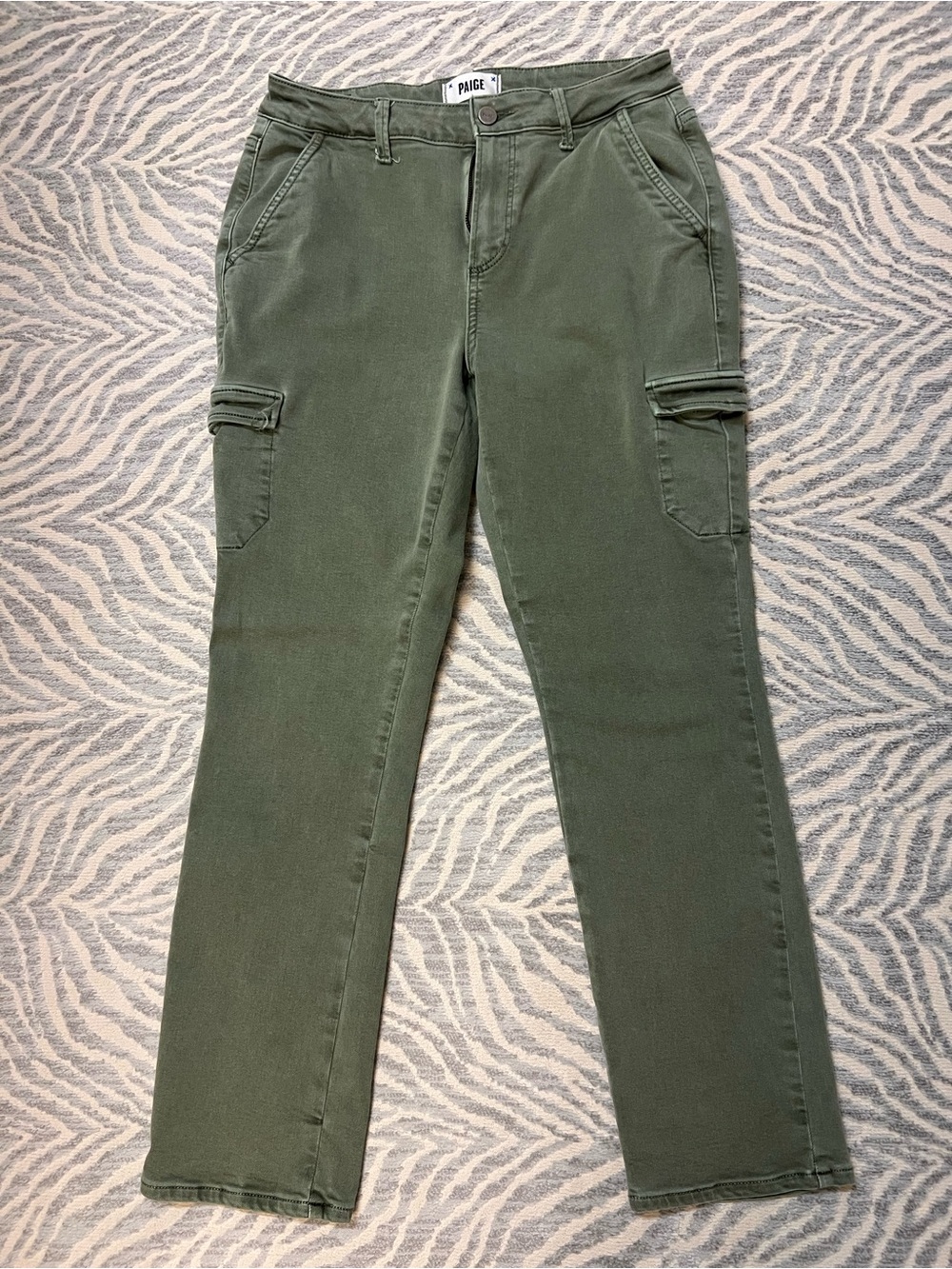 PAIGE Olive Green Cargo Pants